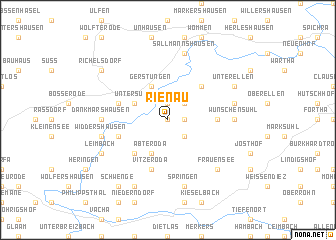 map of Rienau