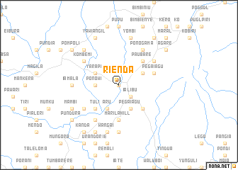 map of Rienda