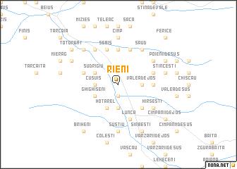 map of Rieni