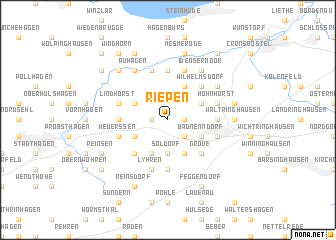 map of Riepen