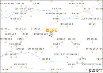 map of Riepe