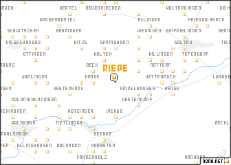 map of Riepe