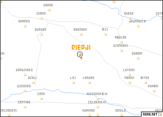 map of Riepji