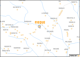 map of Riequè