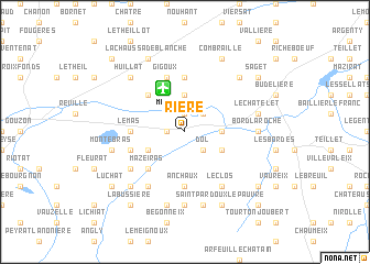 map of Rière