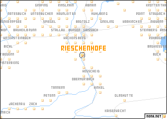 map of Rieschenhöfe