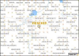 map of Rieschen