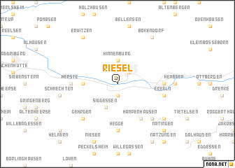 map of Riesel