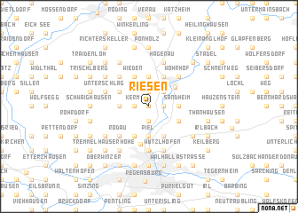 map of Riesen