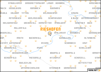 map of Rieshofen