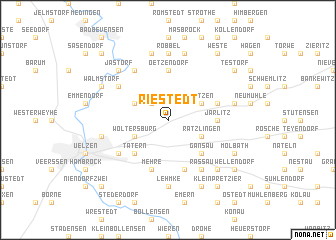 map of Riestedt