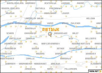 map of Rietdijk