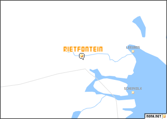 map of Rietfontein