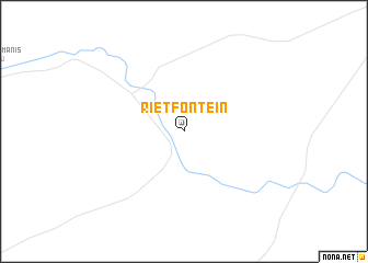 map of Rietfontein