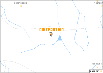 map of Rietfontein