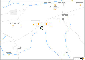 map of Rietfontein