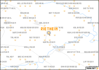 map of Rietheim