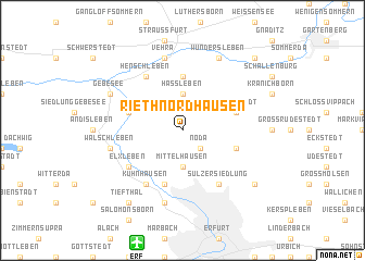 map of Riethnordhausen