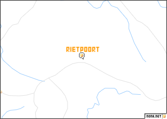 map of Rietpoort