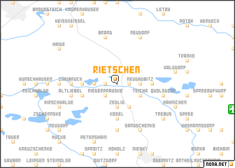 map of Rietschen