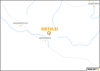 map of Rietvlei