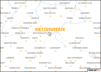 map of Rietzer Grenze