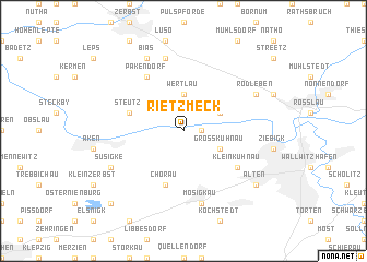 map of Rietzmeck