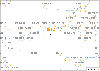 map of Rietz