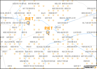 map of Riet