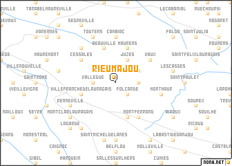map of Rieumajou