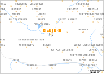 map of Rieutord