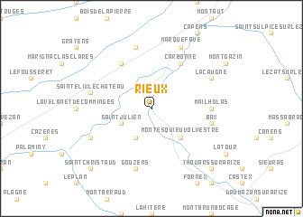 map of Rieux