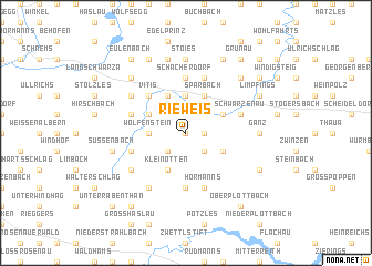 map of Rieweis