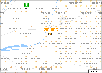 map of Riexing