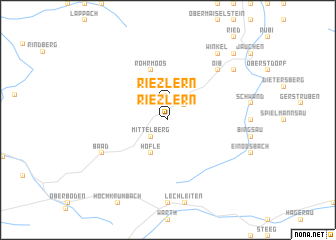 map of Riezlern