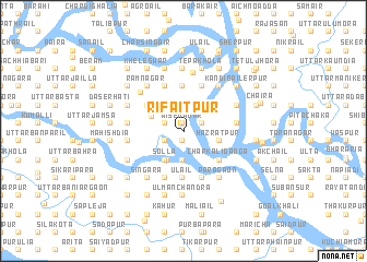 map of Rifāitpur