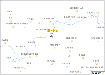 map of Riffe