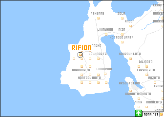 map of Rífion