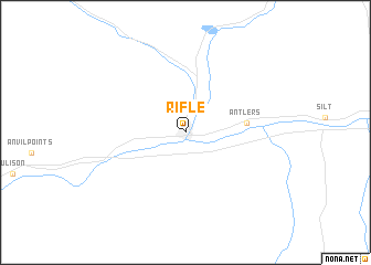 map of Rifle