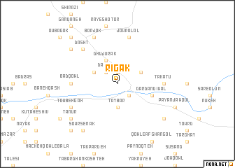 map of Rīgak