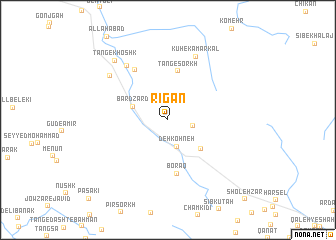 map of Rīgān