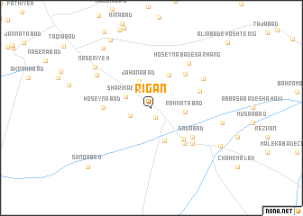 map of Rīgān