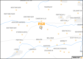 map of Riga