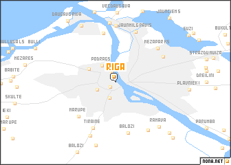 map of Rīga