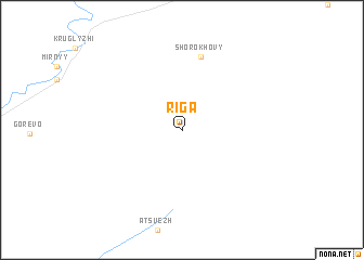 map of Riga