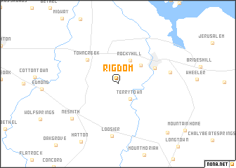 map of Rigdom
