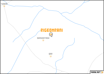 map of Rīg-e ‘Omrānī