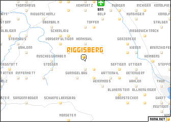 map of Riggisberg