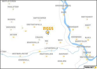 map of Riggs