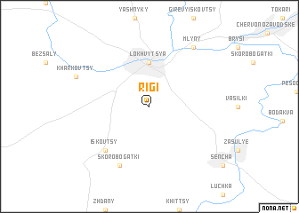 map of Rigi